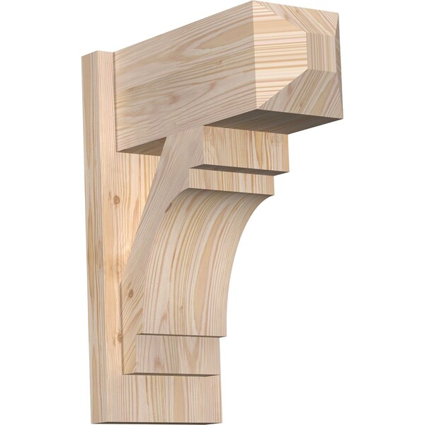 Ekena Millwork Merced Craftsman Smooth Outlooker, Douglas Fir, 7 1/2"W x 16"D x 20"H OUT08X16X20MRC04SDF - main